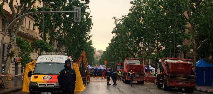 Localizan el cadáver del segundo desaparecido en el derrumbe de Madrid Localizan el cadáver del segundo desaparecido en el derrumbe de Madrid