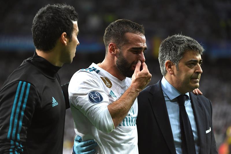 La lesión de Carvajal le llevará tres semanas de recuperación La lesión de Carvajal le llevará tres semanas de recuperación