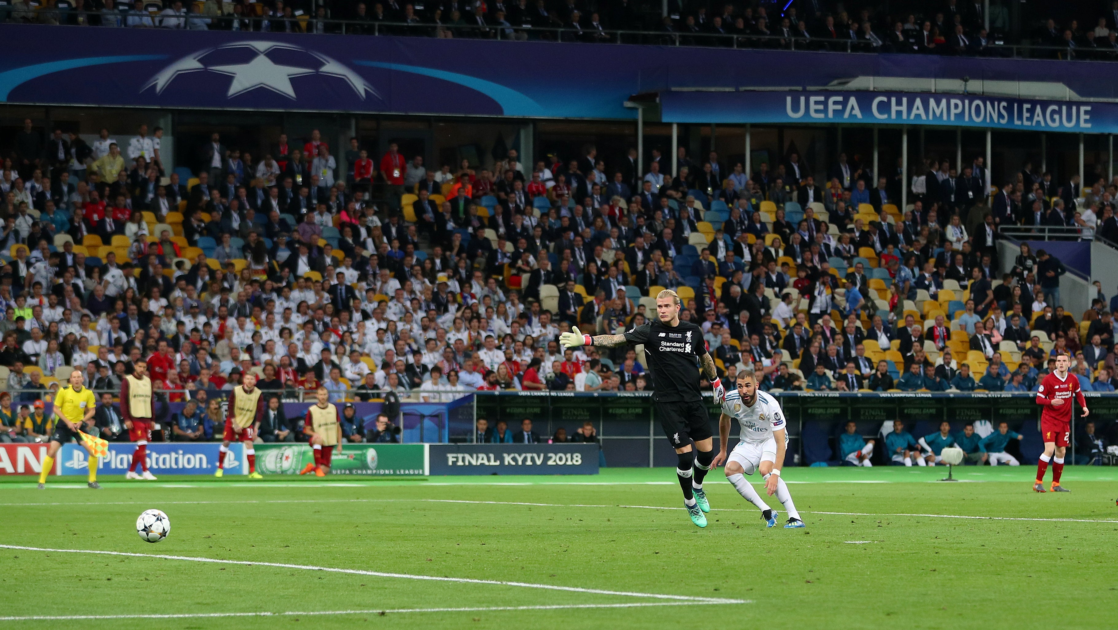 Real Madrid 1-0 Liverpool| Escucha el gol de Benzema en la Final de la Champions Real Madrid 1-0 Liverpool| Escucha el gol de Benzema en la Final de la Champions