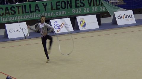 Rub&eacute;n Orihuela, campe&oacute;n de Espa&ntilde;a de gimnasia r&iacute;tmica