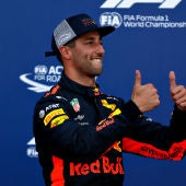 Ricciardo celebra un triunfo