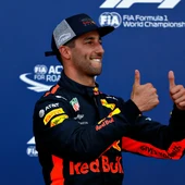 Ricciardo celebra un triunfo Ricciardo celebra un triunfo