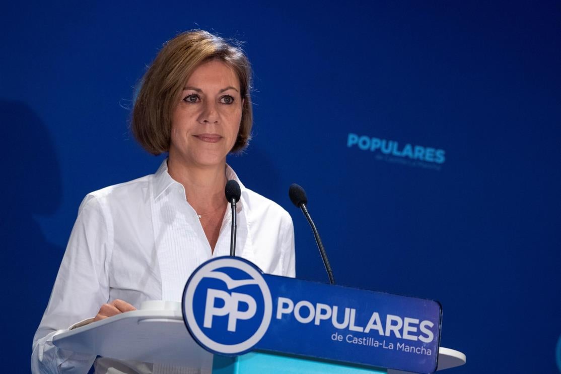 Cospedal dice a Sánchez que apoyarse en los separatistas para gobernar le convierte en "enemigo" del Estado de Derecho Cospedal dice a Sánchez que apoyarse en los separatistas para gobernar le convierte en "enemigo" del Estado de Derecho