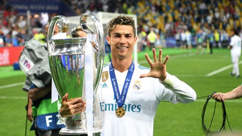 Cristiano Ronaldo celebra su quinta Champions