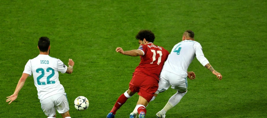 Ramos puja con Salah Ramos puja con Salah