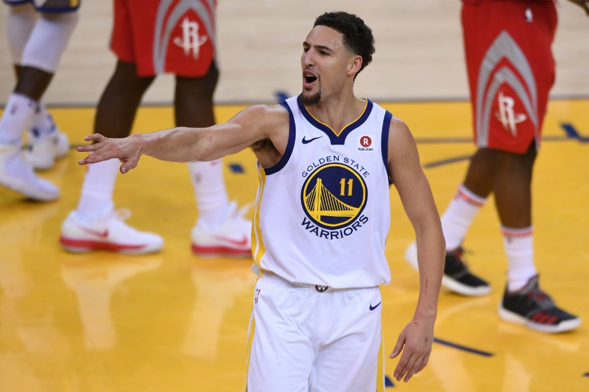 Klay Thompson da la victoria a los Warriors para forzar el séptimo partido contra los Rockets Klay Thompson da la victoria a los Warriors para forzar el séptimo partido contra los Rockets