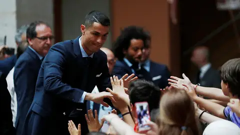 Cristiano, en la celebración de la Decimotercera Cristiano, en la celebración de la Decimotercera