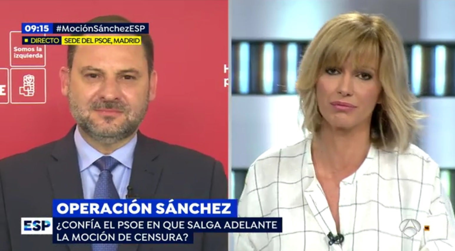 José Luis Ábalos: "La única garantía de que haya elecciones en un plazo razonable es apoyando nuestra moción de censura" José Luis Ábalos: "La única garantía de que haya elecciones en un plazo razonable es apoyando nuestra moción de censura"