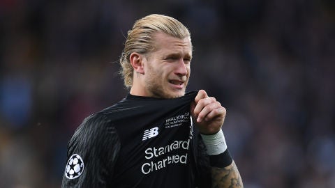 Karius, tras perder la final en Kiev frente al Real Madrid