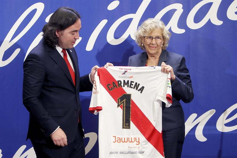 Las peticiones de Martín Presa a Carmena: Presencia en los partidos y remodelación del estadio de Vallecas Las peticiones de Martín Presa a Carmena: Presencia en los partidos y remodelación del estadio de Vallecas