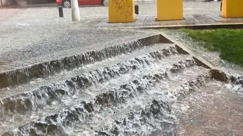 Inundaciones en Cuéllar Inundaciones en Cuéllar