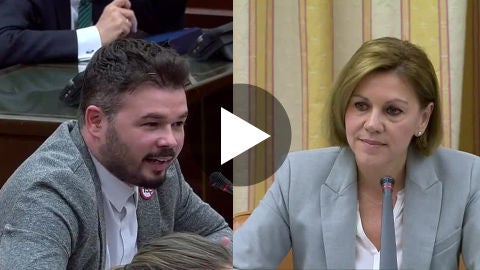 Rifirrafe entre Gabriel Rufi&aacute;n y Dolores de Cospedal en el Congreso