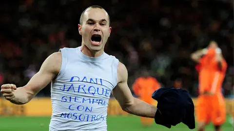 Andrés Iniesta Andres Iniesta en 'El Hormiguero 3.0'