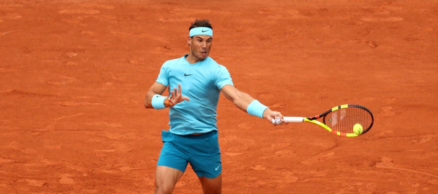 Nadal, en su debut en Roland Garros Nadal, en su debut en Roland Garros