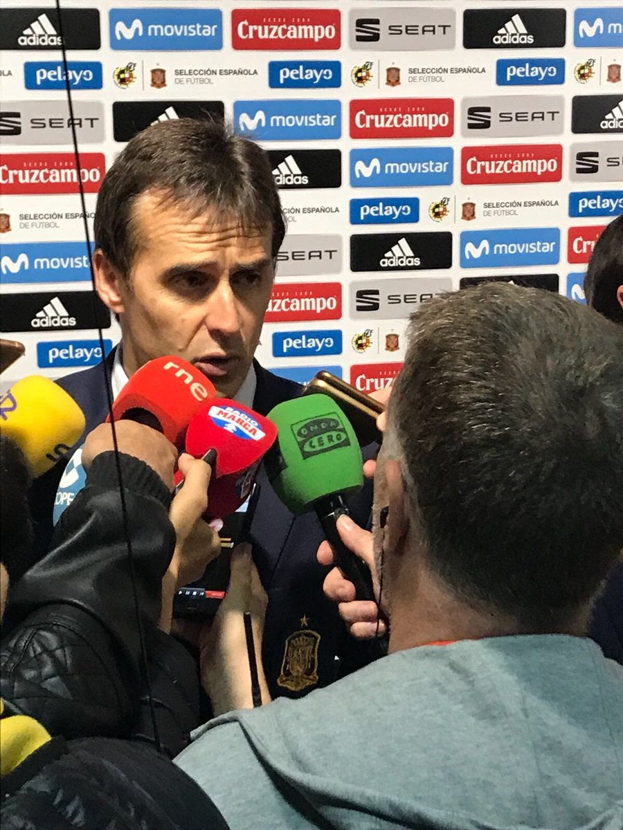 Lopetegui: "Tenemos que mejorar en plasmar la superioridad en el marcador" Lopetegui: "Tenemos que mejorar en plasmar la superioridad en el marcador"