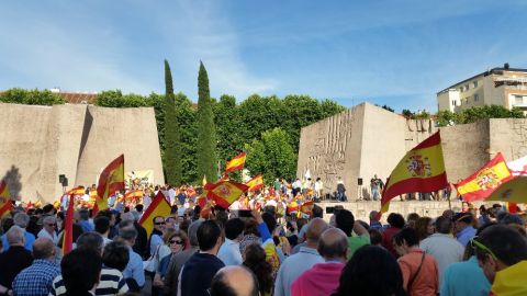 Manifestaci&oacute;n de VOX en Col&oacute;n