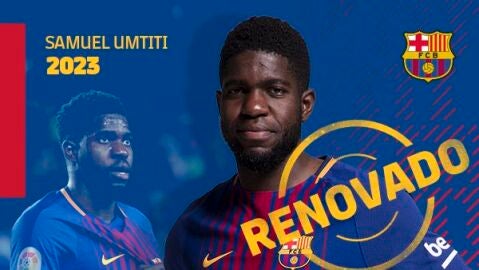 Umtiti renueva con el Barcelona