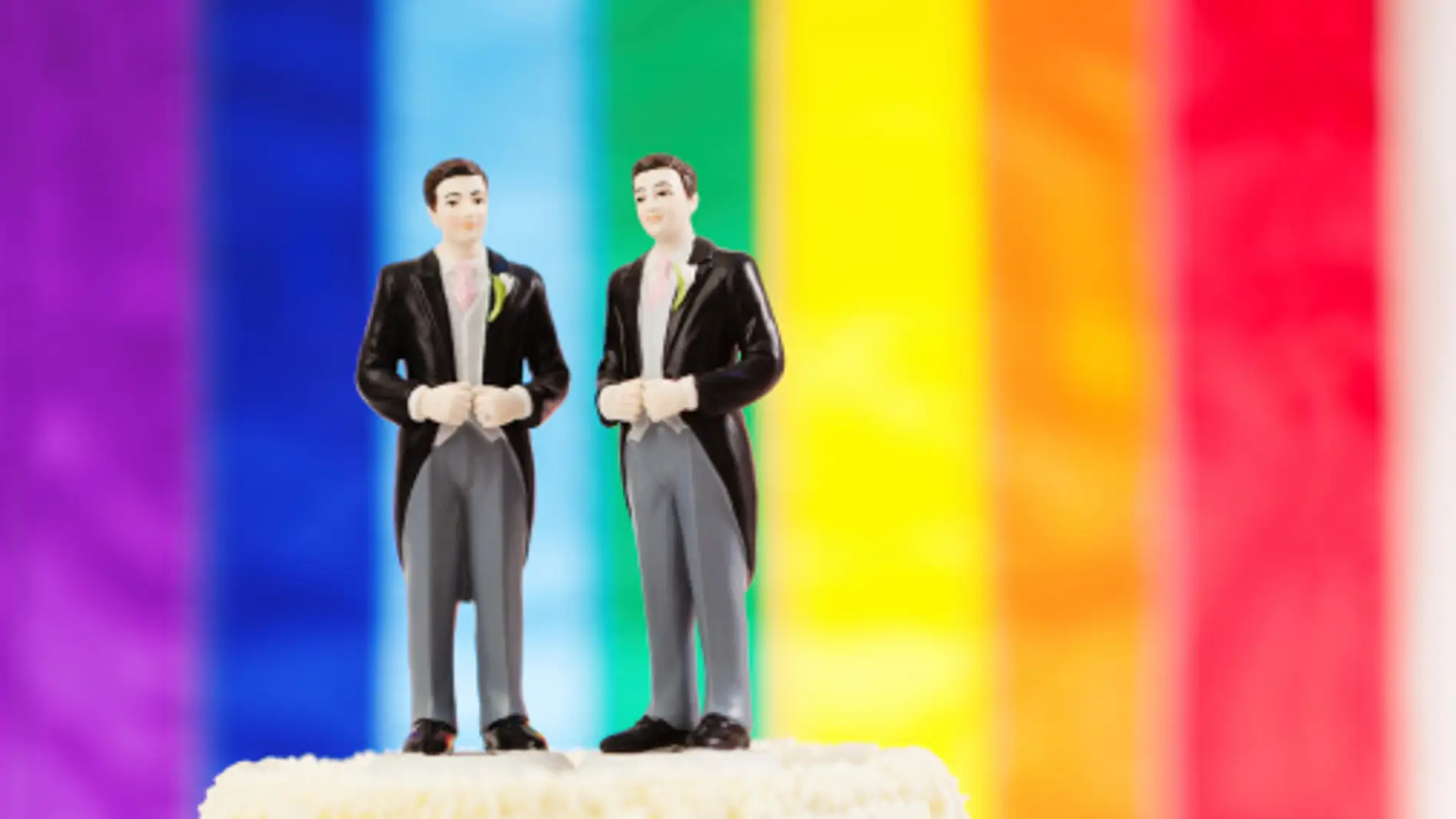 Tarta de boda para una pareja gay