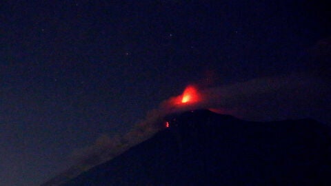 Vista del Volc&aacute;n de Fuego de Guatemala