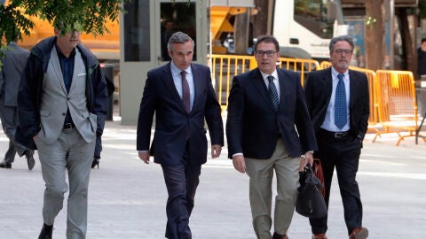 El historiador Josep Lluis Alay, a su llega a la Audiencia Nacional