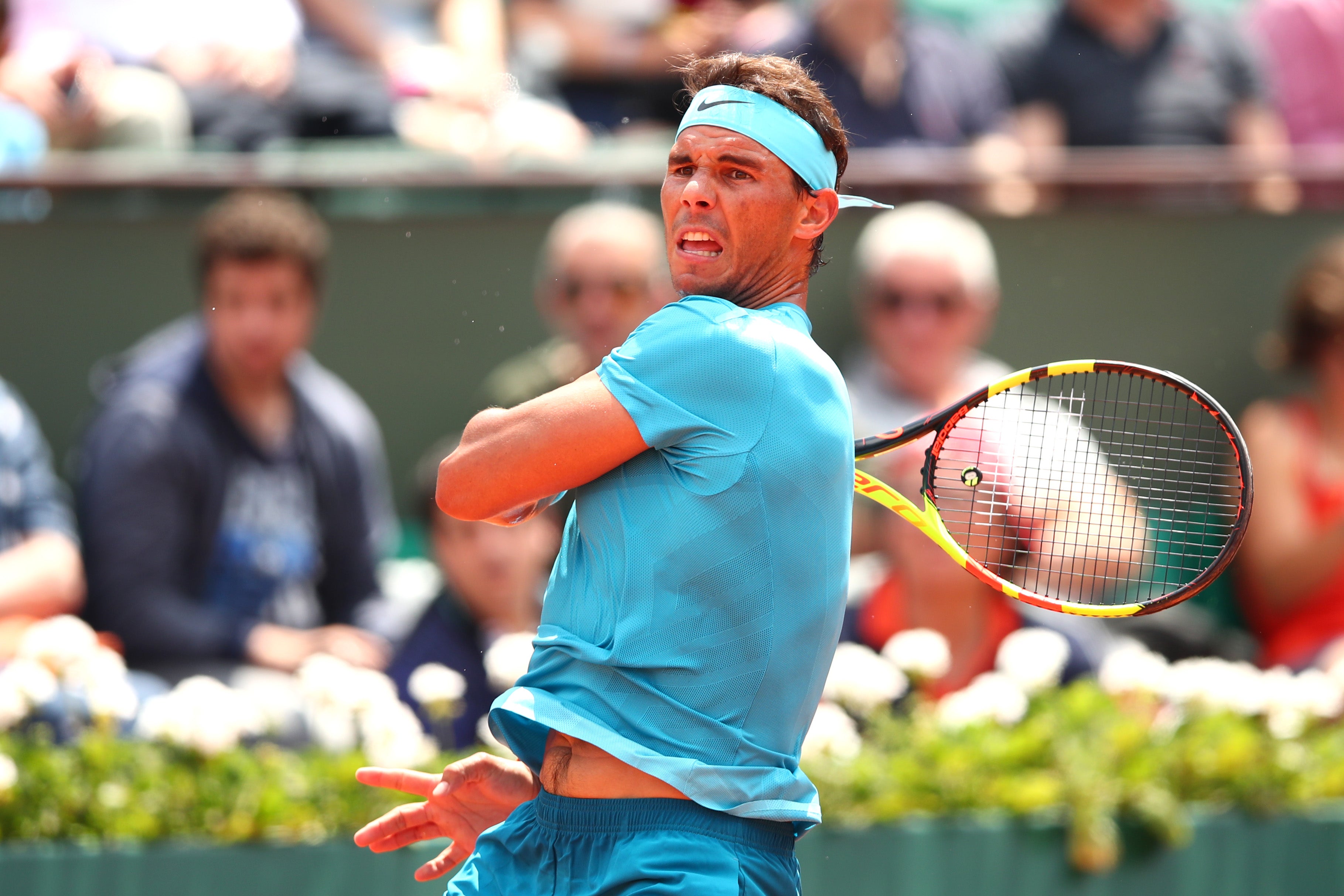<p>Rafa Nadal suda para deshacerse de Marterer y meterse en cuartos de Roland Garros</p> <p>Rafa Nadal suda para deshacerse de Marterer y meterse en cuartos de Roland Garros</p>