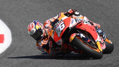 El piloto espa&ntilde;ol Dani Pedrosa