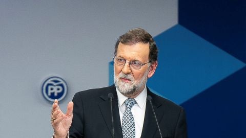 Mariano Rajoy durante su intervenci&oacute;n