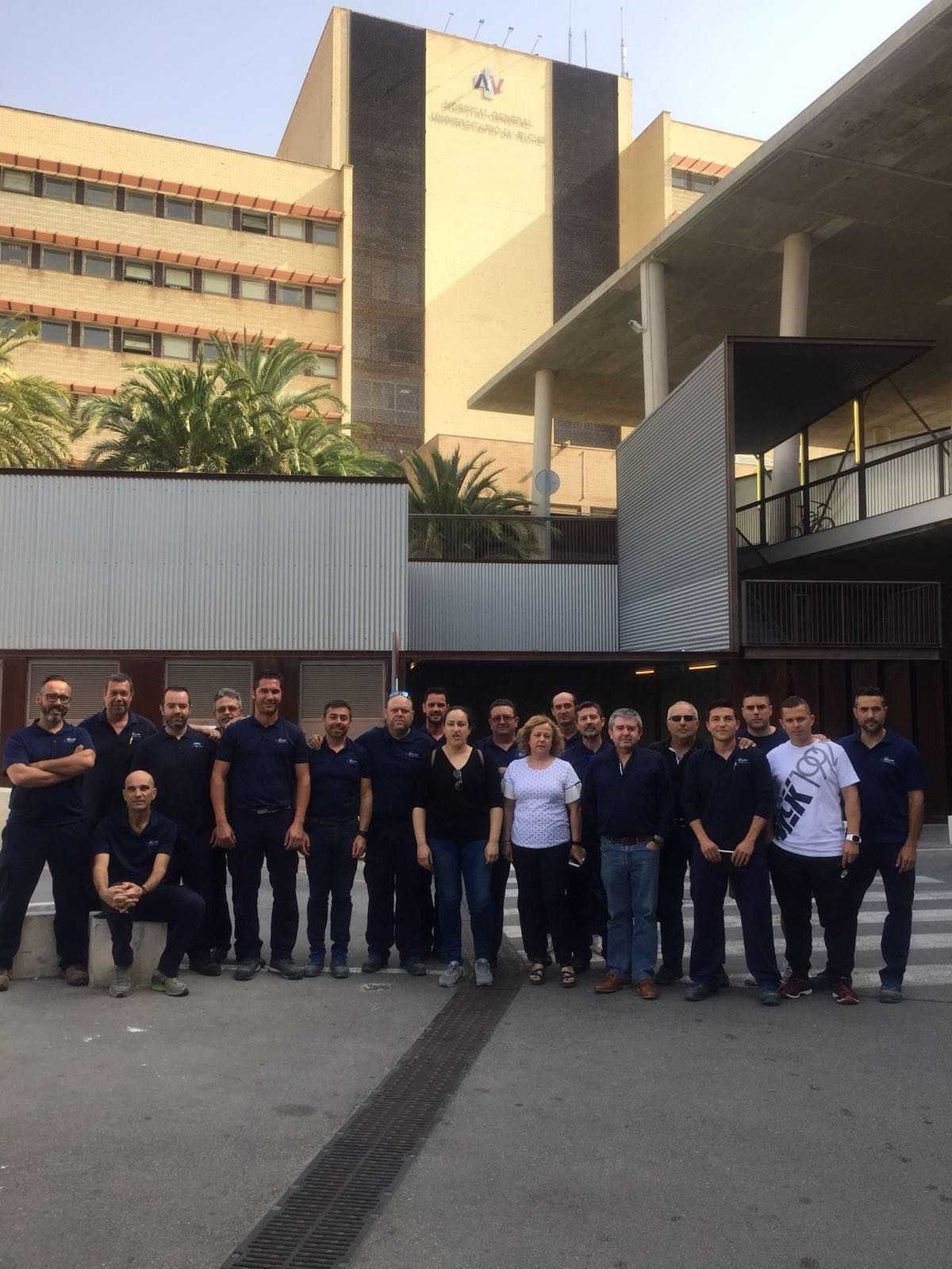 Aplazan la huelga en el servicio de mantenimiento del Hospital General de Elche Aplazan la huelga en el servicio de mantenimiento del Hospital General de Elche