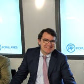 El presidente del PP en Castilla y León, Alfonso Fernández mañueco, asiste a la reunión del Comité Ejecutivo Nacional del Partido Popular.