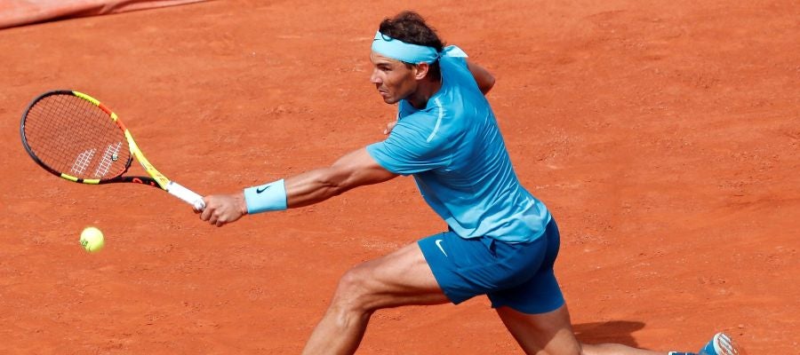 Rafa Nadal, en su partido ante Diego Schwartzman Rafa Nadal, en su partido ante Diego Schwartzman