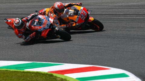 Marc M&aacute;rquez y Jorge Lorenzo