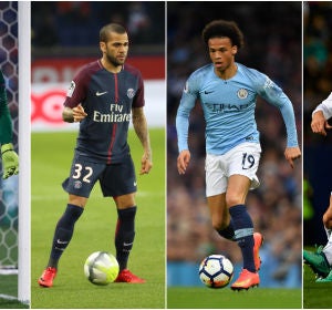 Oblak, Alves, Sané y Bale, ausentes en el Mundial de Rusia Oblak, Alves, Sané y Bale, ausentes en el Mundial de Rusia