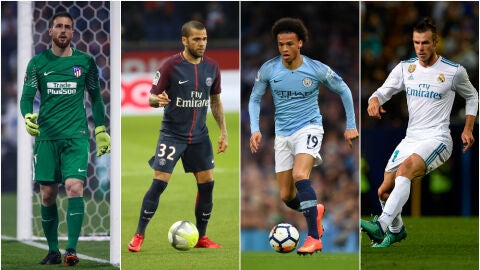 Oblak, Alves, San&eacute; y Bale, ausentes en el Mundial de Rusia