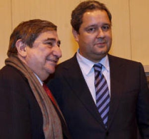 Augusto César Lendoiro y Tino Fernández Augusto César Lendoiro y Tino Fernández