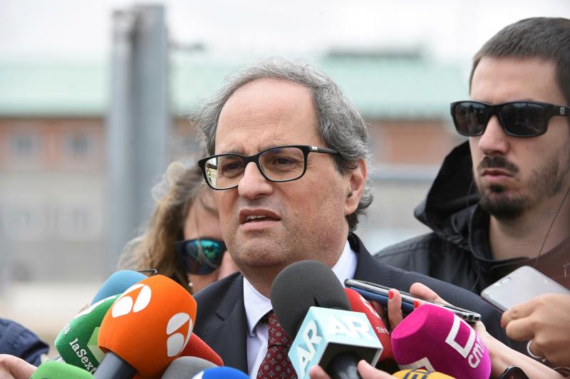<p>Torra pide al Rey una reunión el viernes para exponerle situación en Cataluña</p> <p>Torra pide al Rey una reunión el viernes para exponerle situación en Cataluña</p>