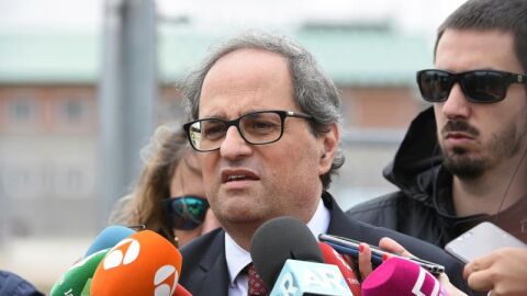 El presidente de la Generalitat de Catalu&ntilde;a, Quim Torra 
