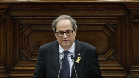 Quim Torra en el Parlament