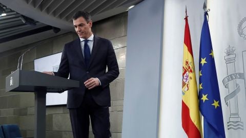El presidente del Gobierno, Pedro S&aacute;nchez