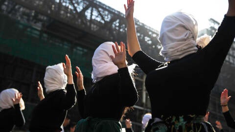 Manifestaciones en Chile para defender los derechos de las mujeres