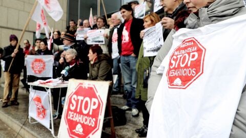Concentraci&oacute;n de Stop Desahucios 