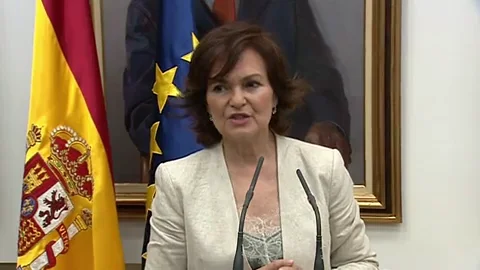 <p>Carmen Calvo promete ser una jueza implacable de sí misma para estar a la altura</p> <p>Carmen Calvo promete ser una jueza implacable de sí misma para estar a la altura</p>
