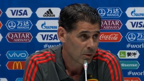 Fernando Hierro comparece ante los medios
