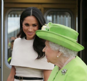 Meghan Markle y la reina Isabel II Meghan Markle y la reina Isabel II