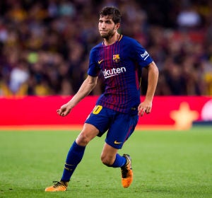 Sergi Roberto, durante un partido con el Barcelona Sergi Roberto, durante un partido con el Barcelona