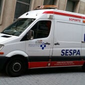 Una ambulancia de Asturias