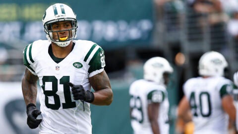 Kellen Winslow Jr., durante un partido con los Jets