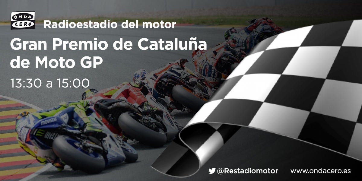 <p>Escucha en directo el GP de Cataluña de MotoGP en Radioestadio del Motor a través de Ondacero.es y aplicación móvil</p> <p>Escucha en directo el GP de Cataluña de MotoGP en Radioestadio del Motor a través de Ondacero.es y aplicación móvil</p>