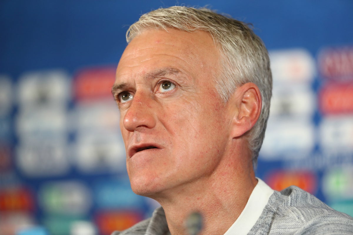 <p>Deschamps: "De Griezmann me quedo con su fidelidad al Atlético"</p> <p>Deschamps: "De Griezmann me quedo con su fidelidad al Atlético"</p>