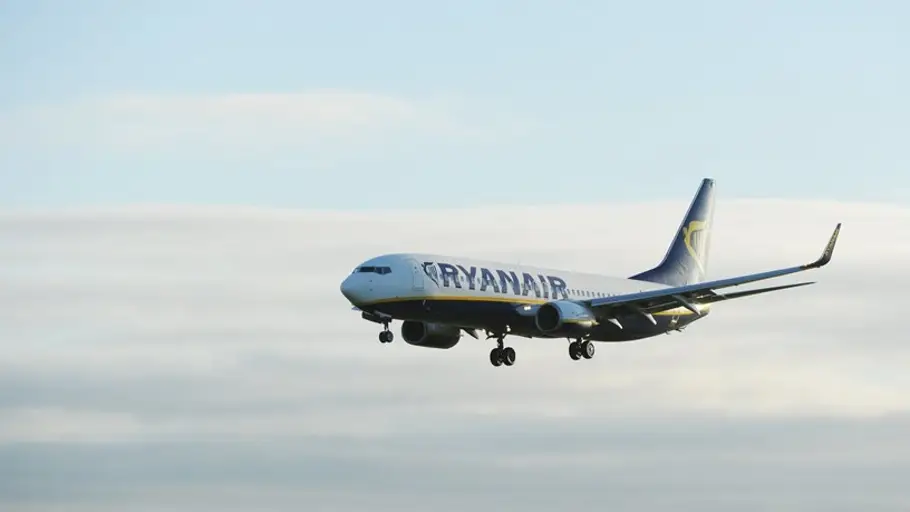 Un avión de Ryanair Un avión de Ryanair