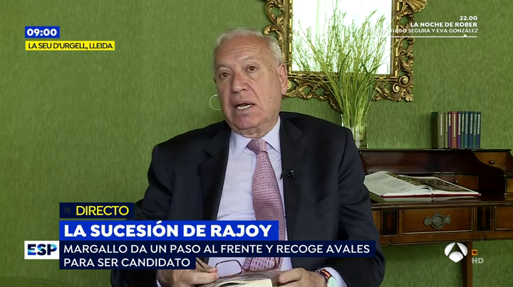 <p>Margallo: "Con la exvicepresidenta ha habido confrontación de proyectos, para nada confrontaciones personales"</p> <p>Margallo: "Con la exvicepresidenta ha habido confrontación de proyectos, para nada confrontaciones personales"</p>